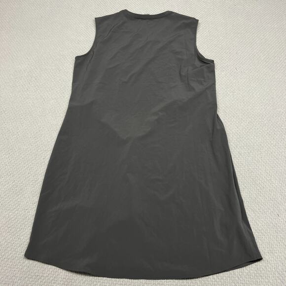Eddie Bauer Dress Womens Large Gray Performance Knee Length Sleeveless - Picture 2 of 7